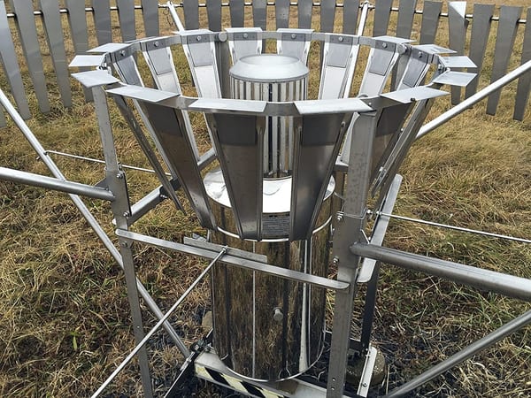 SLC - 2017 12 23 10 48 44 Close Up Of The All Weather Precipitation Accumulation Gauge Awpag On The Automated Surface Observing System Asos At Washington Dulles International Airport In Chantilly Fairfax County Virgi