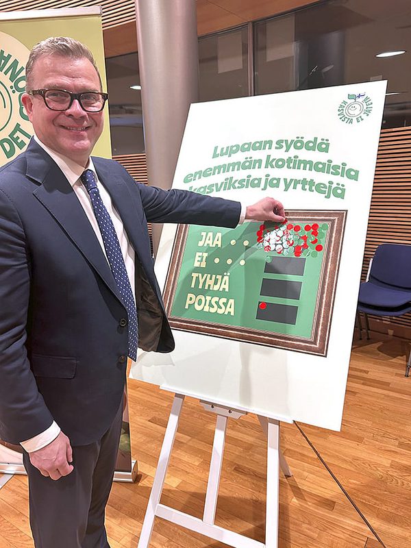 SLC - Kasvista Ei Jateta Kauppapuutarhaliitto Puutarhapaiva Petteri Orpo