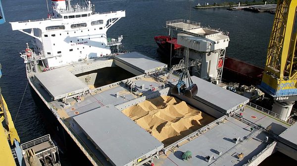 SLC - Fao Getreide Entladung Frachtschiff