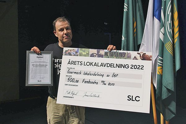 SLC - Arets Lokalavdelning 2022 Overmark Jan Anders Lindfors Sp